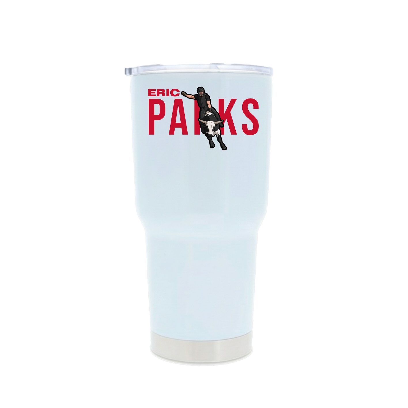 30oz Stainless Steel Tumbler — Player Name in White