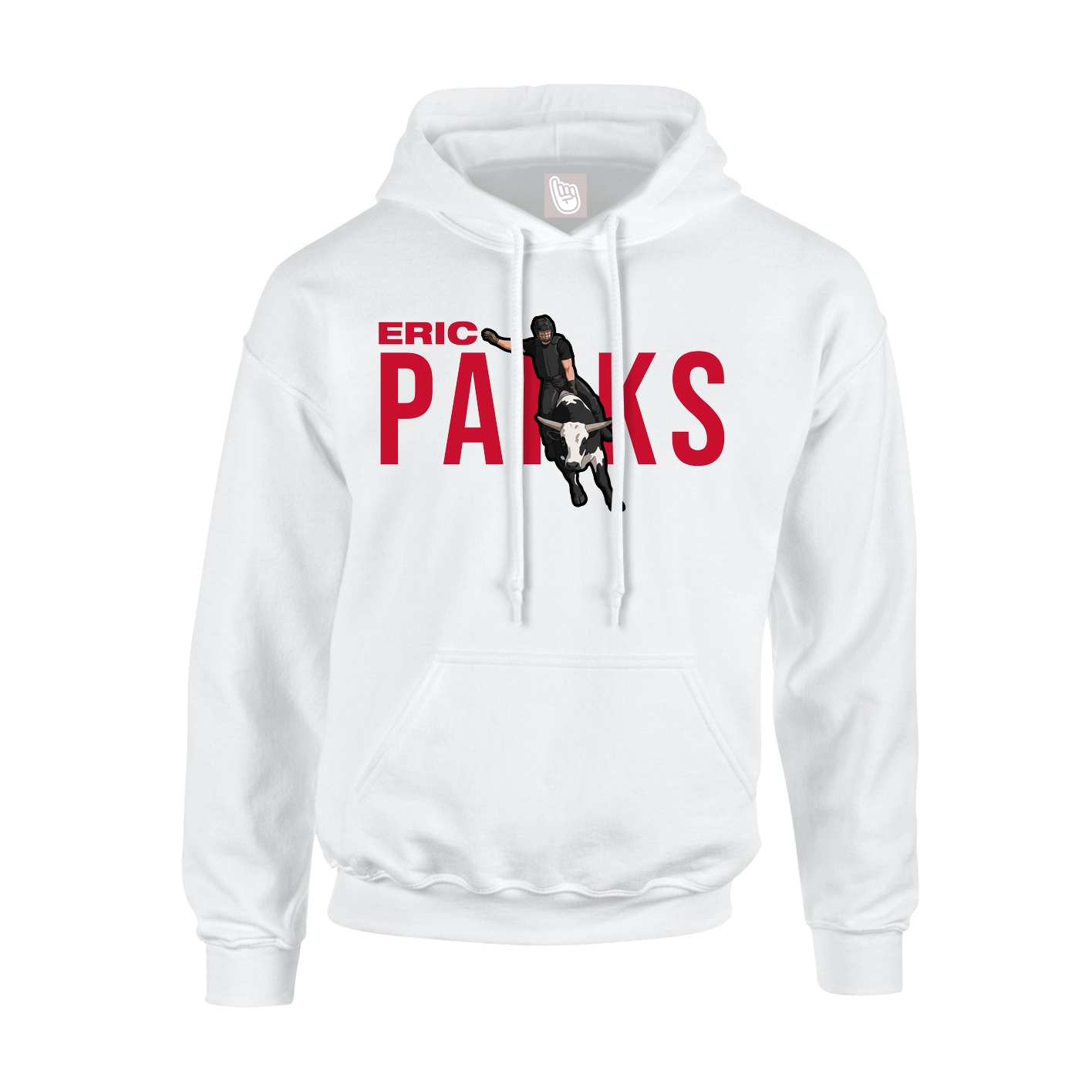 Youth Hoodie — Player Name in White