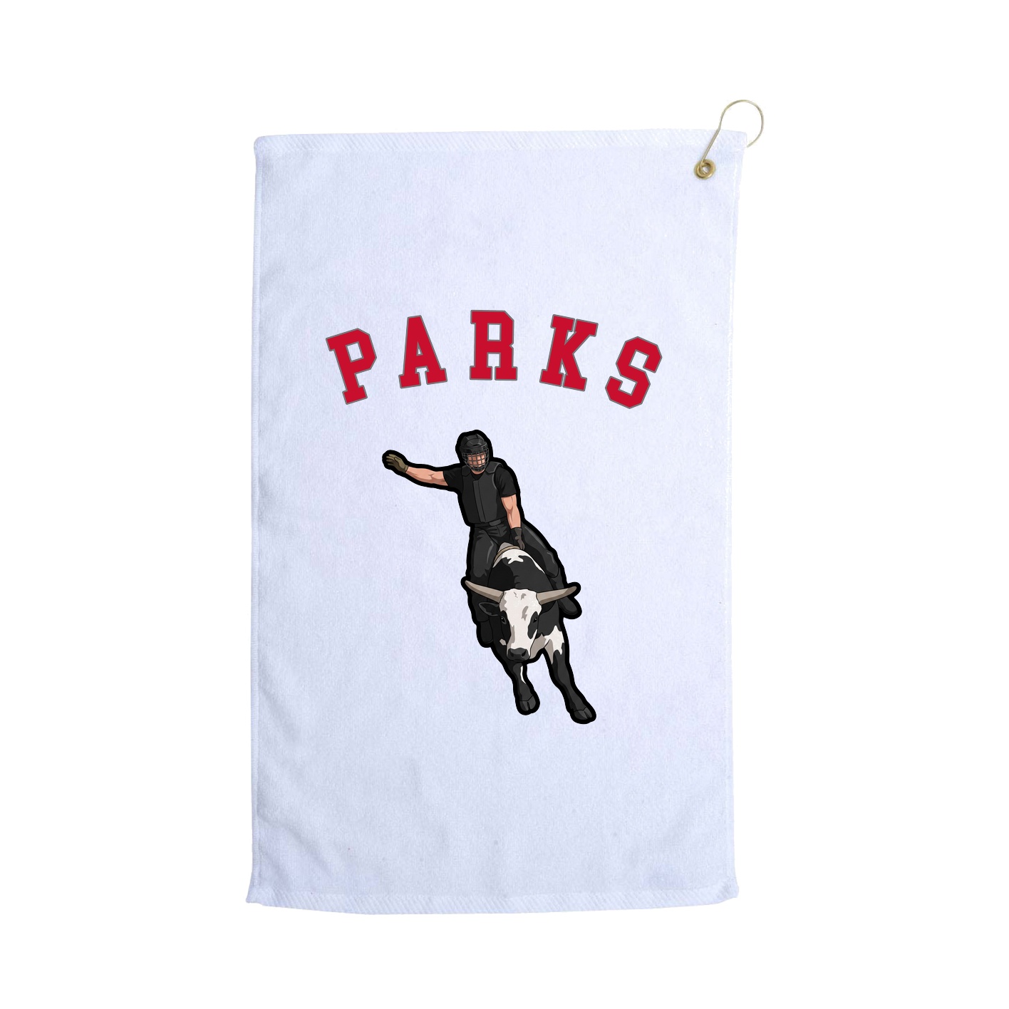 Golf Towel — Shirsey Arch in White