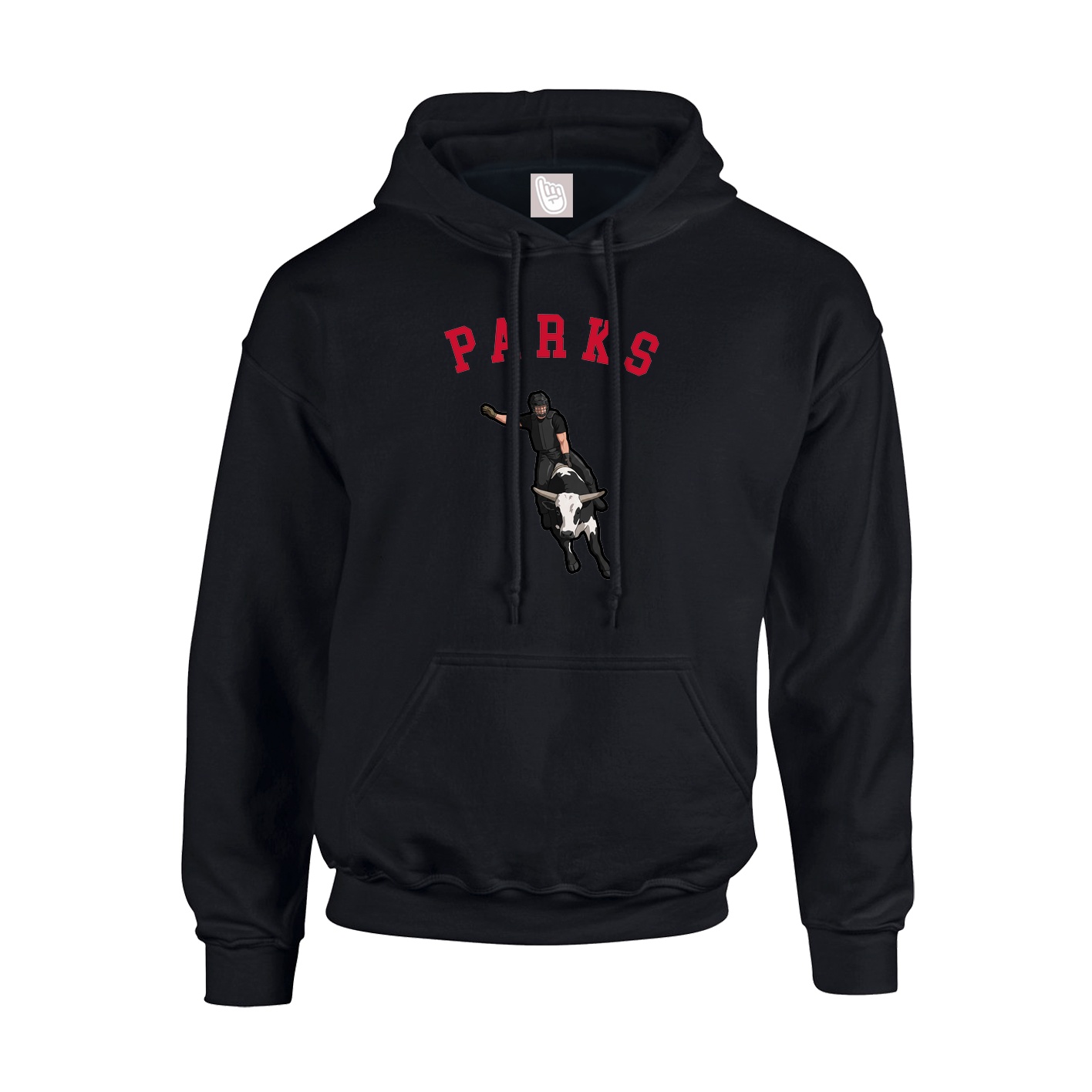 Youth Hoodie — Shirsey Arch in Black
