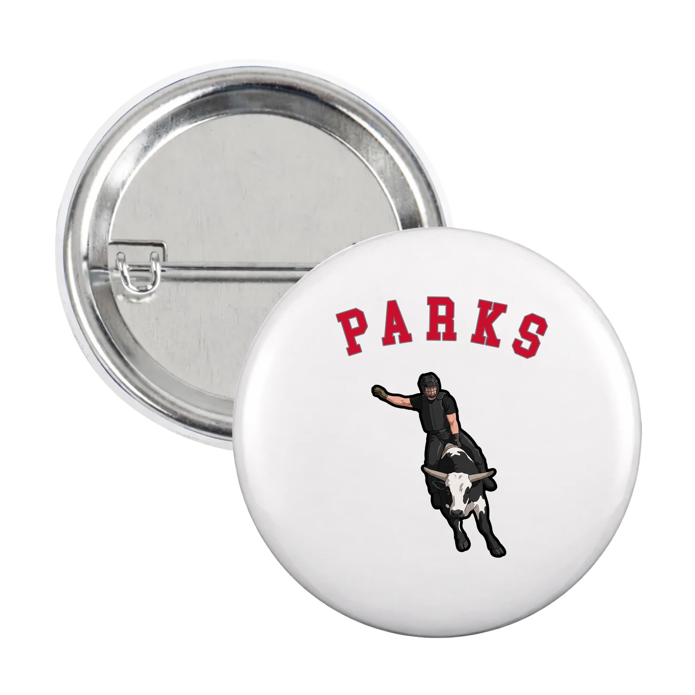 Game Day Button — Shirsey Arch in White