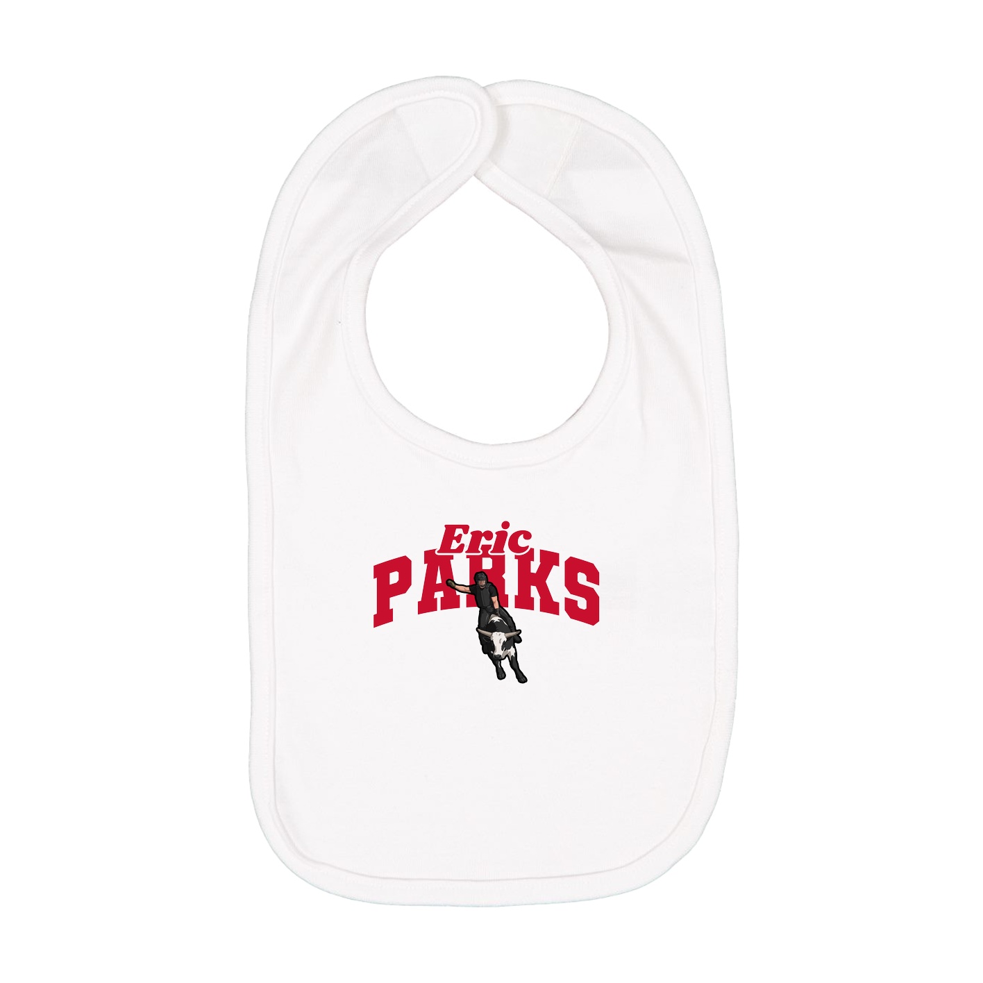 Infant Bib — Signature Arch in White