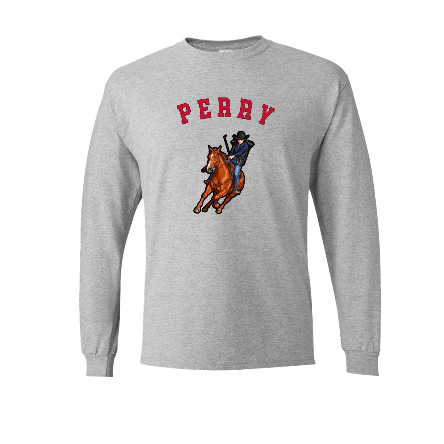 Long Sleeve Tee — Shirsey Arch in Grey