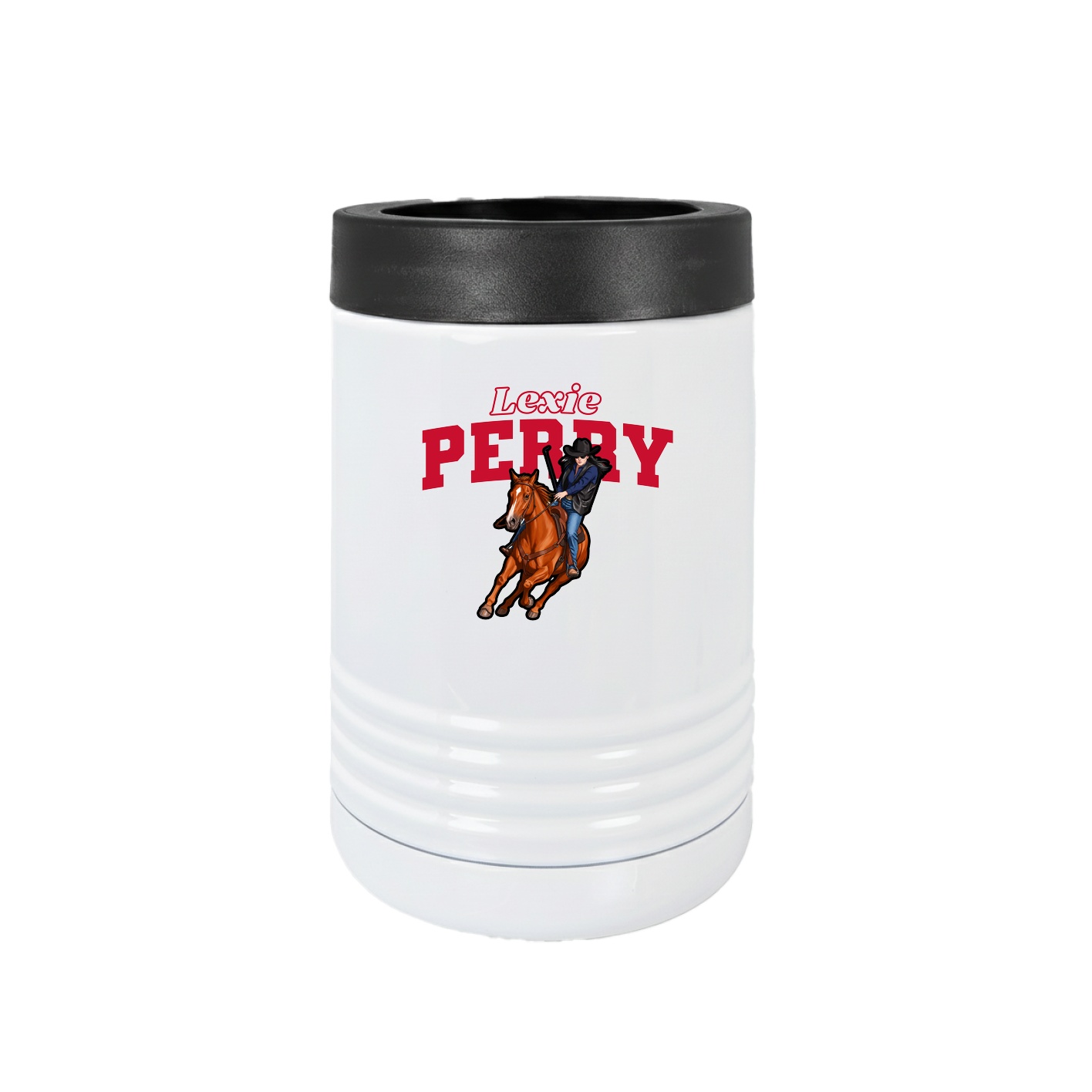 Beverage Holder — Name Arch in White