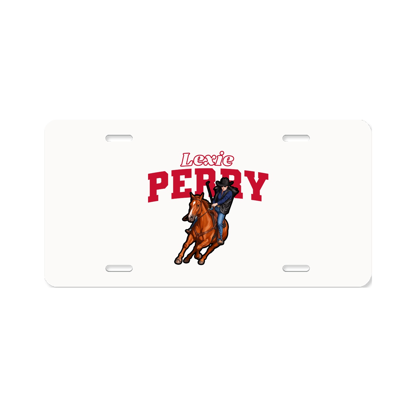 License Plate — Name Arch in Classic