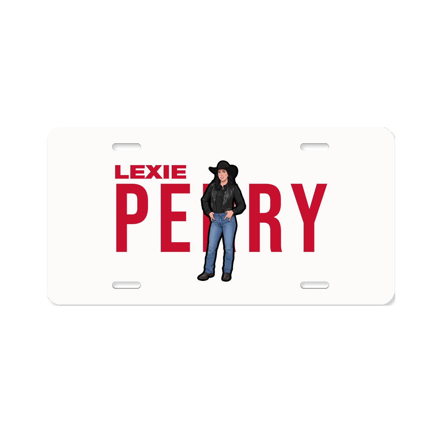License Plate — Player Name in Classic