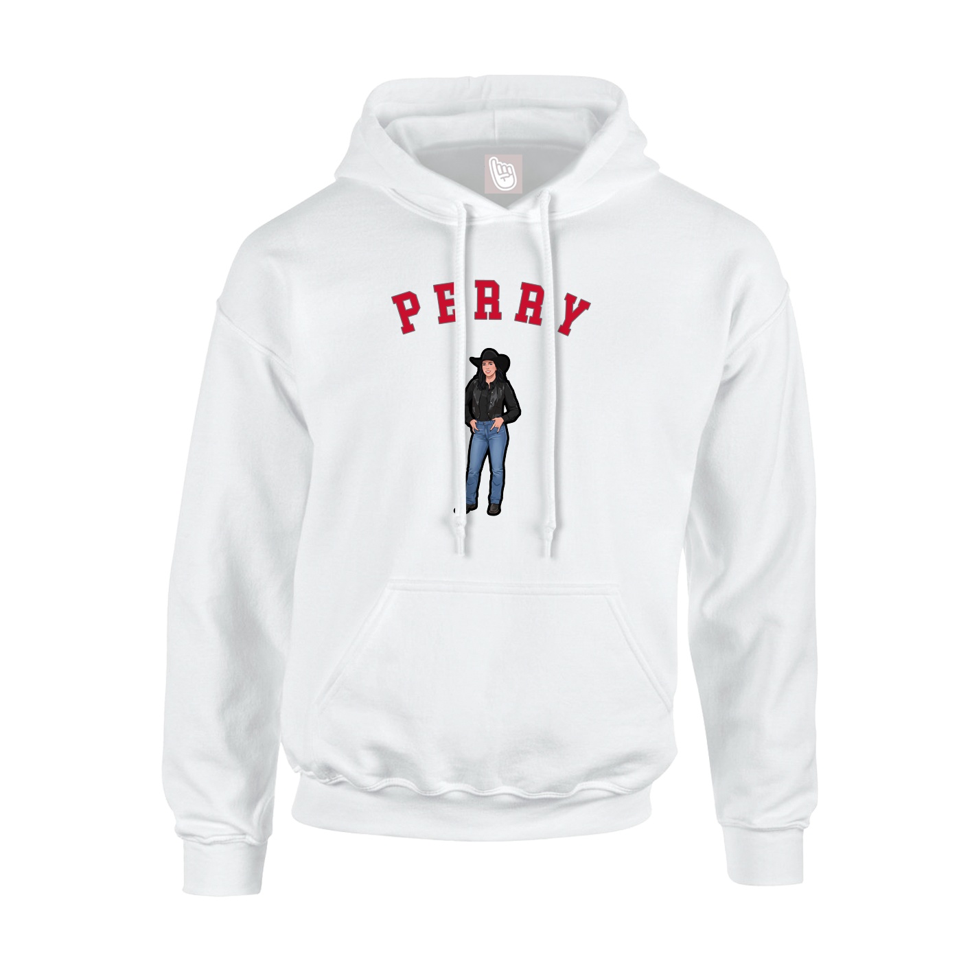 Hoodie — Shirsey Arch in White