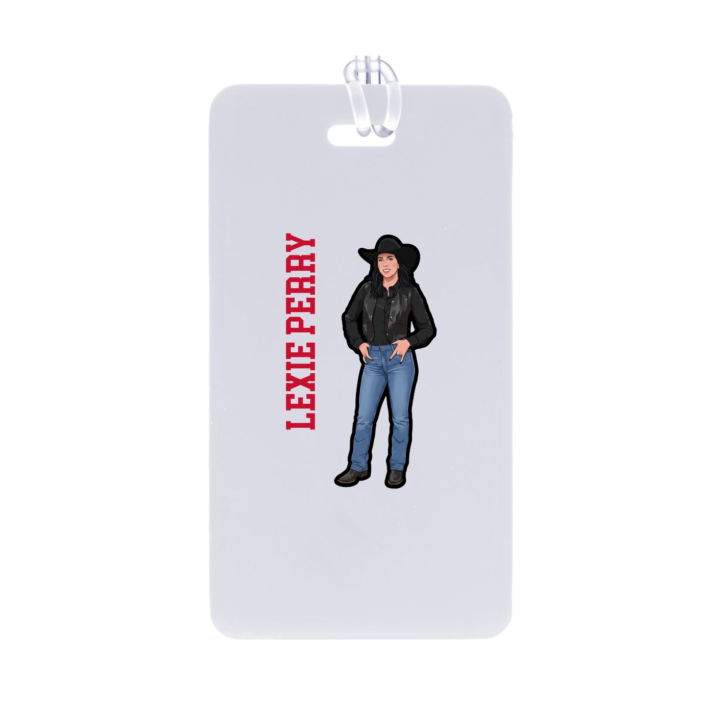 Bag Tag — Name Vertical in Classic