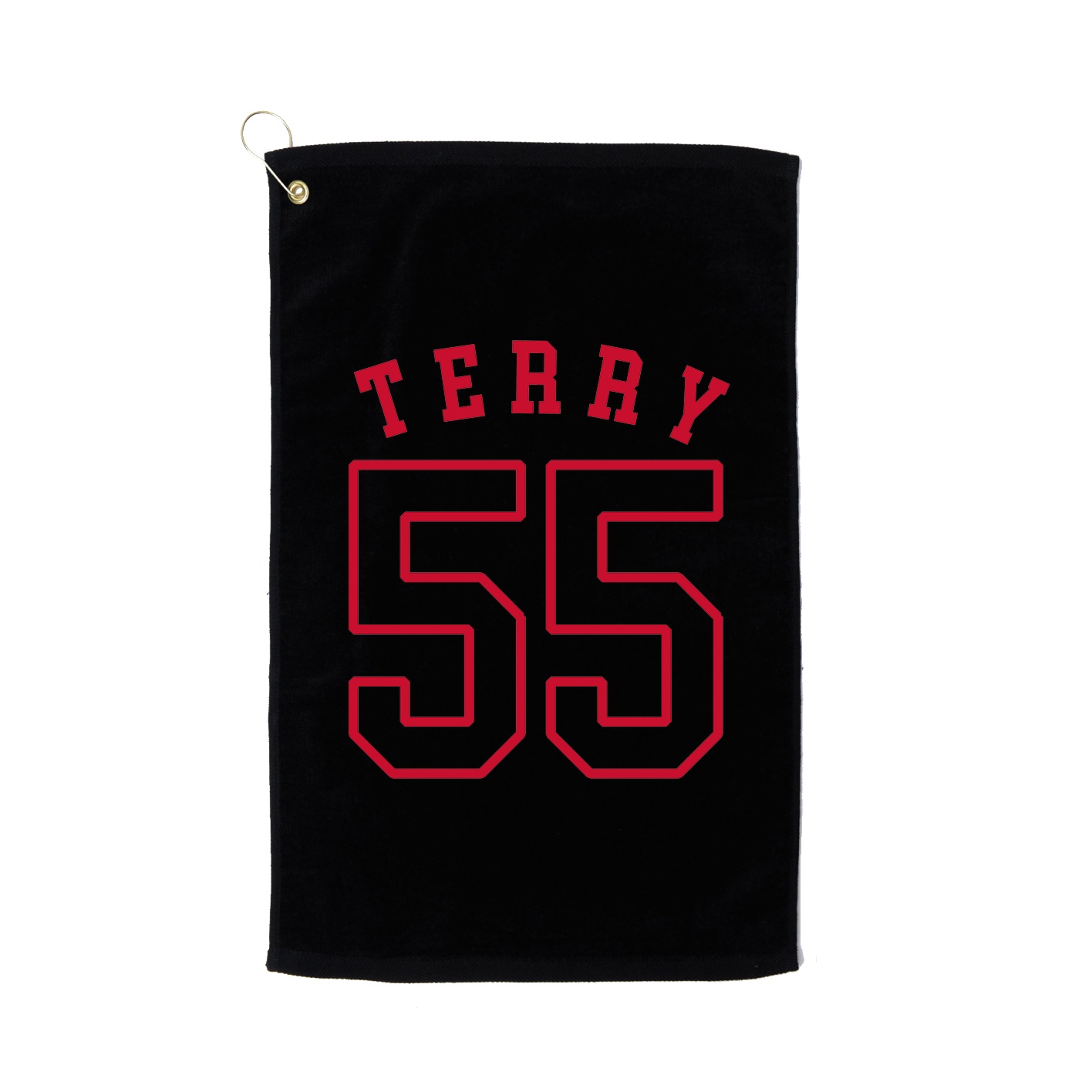 Golf Towel — Shirsey Arch in Black