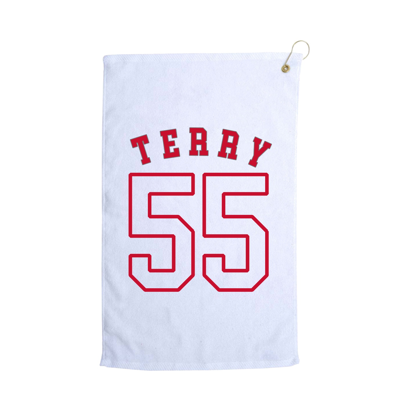 Golf Towel — Shirsey Arch in White