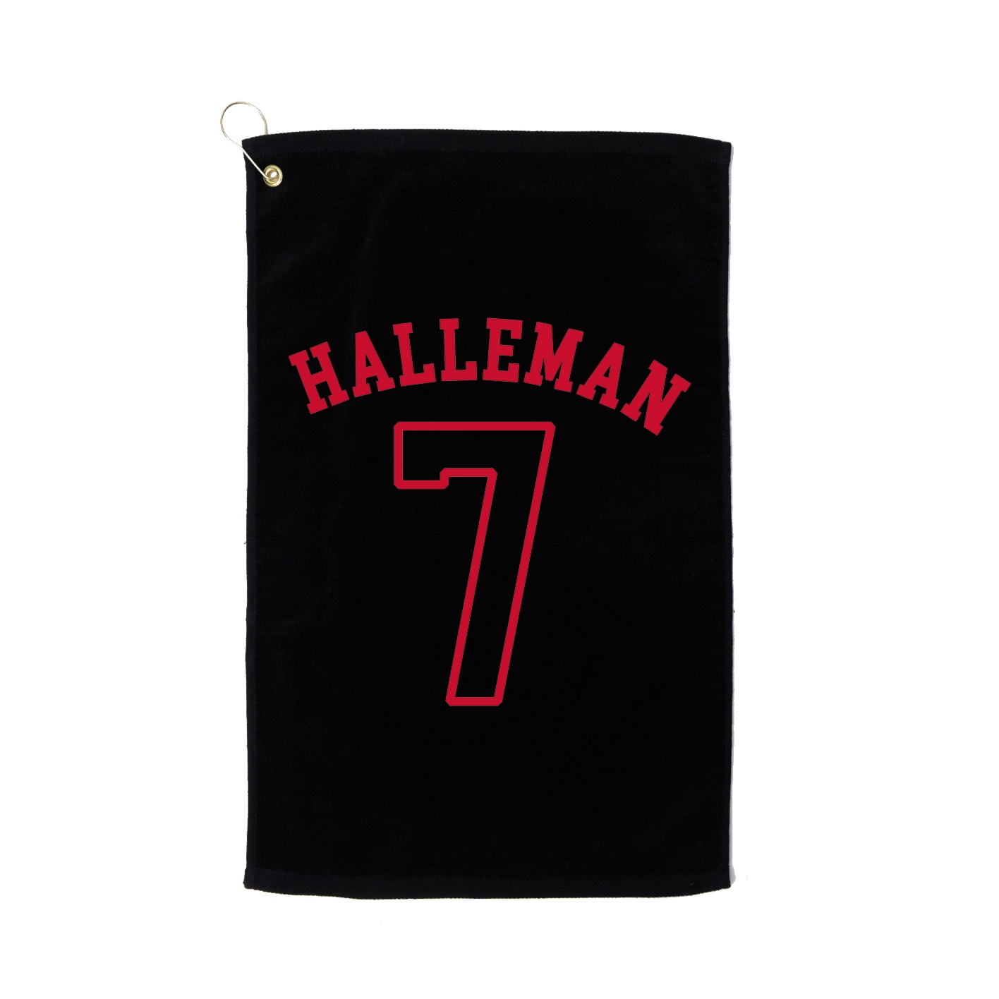 Golf Towel — Shirsey Arch in Black