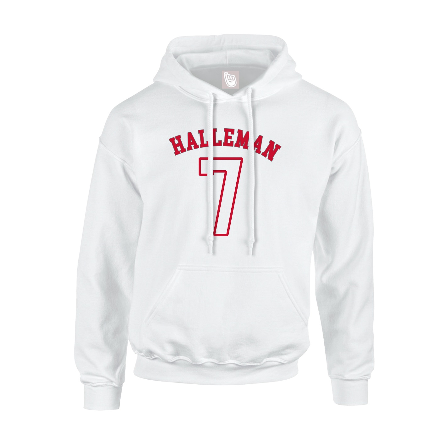 Youth Hoodie — Shirsey Arch in White