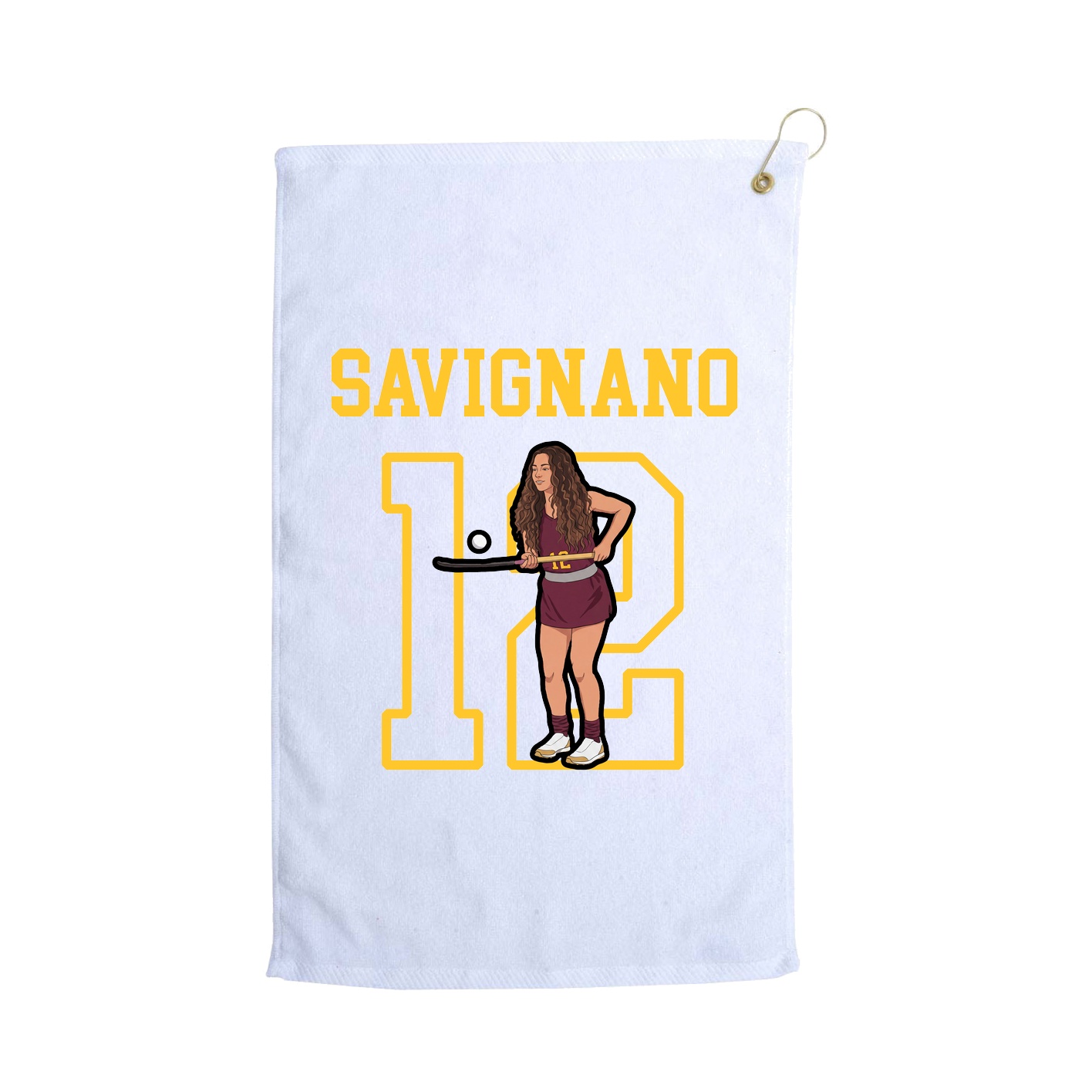 Golf Towel — Shirsey in White