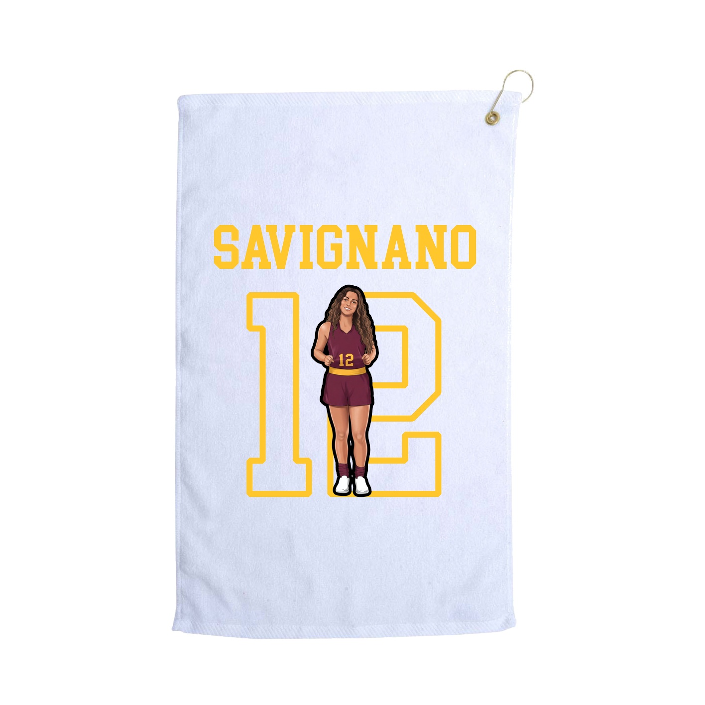 Golf Towel — Shirsey in White