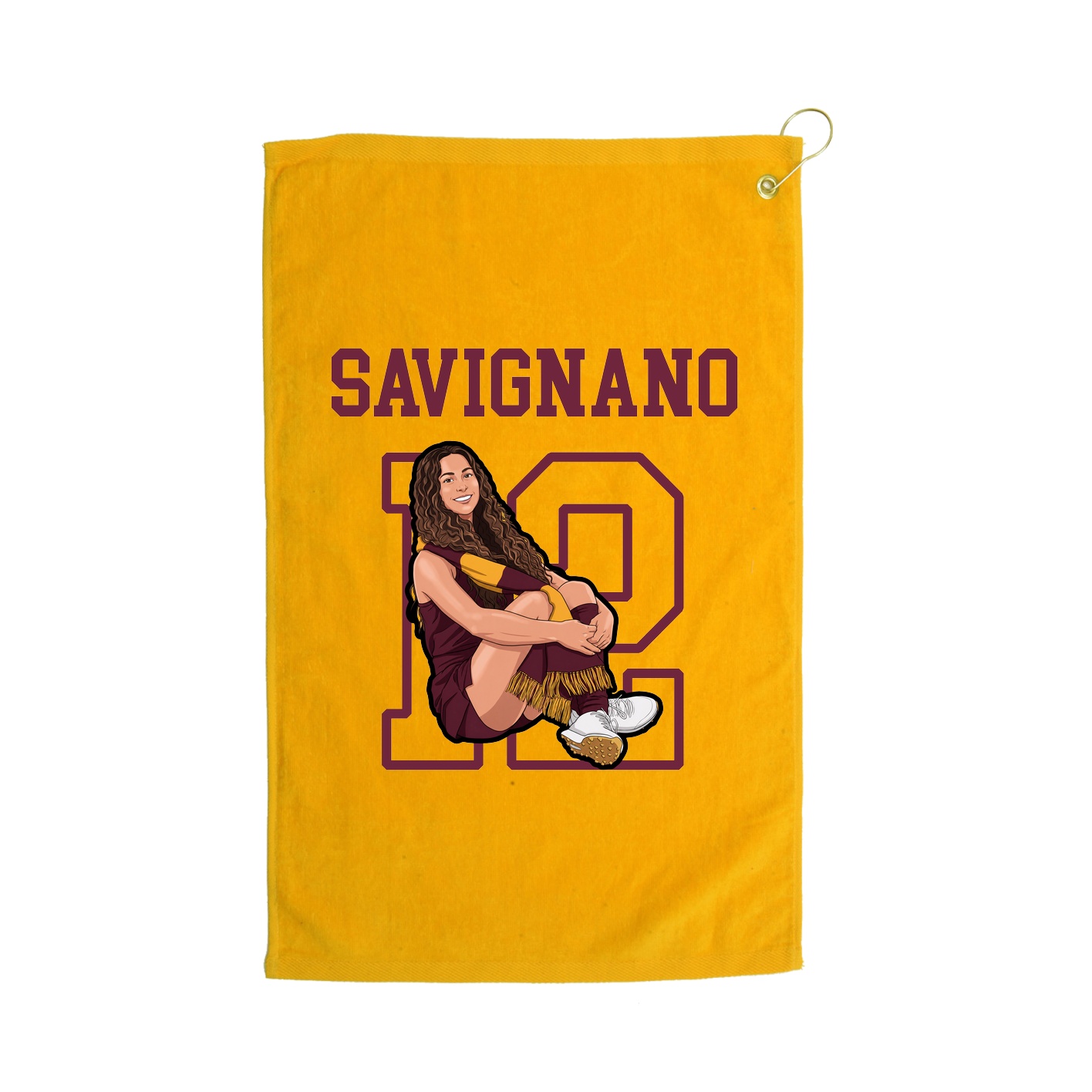 Golf Towel — Shirsey in Gold