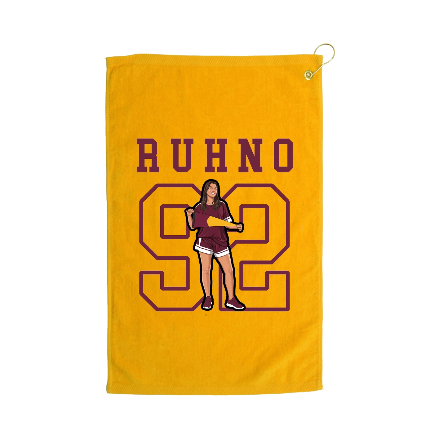 Golf Towel — Shirsey in Gold