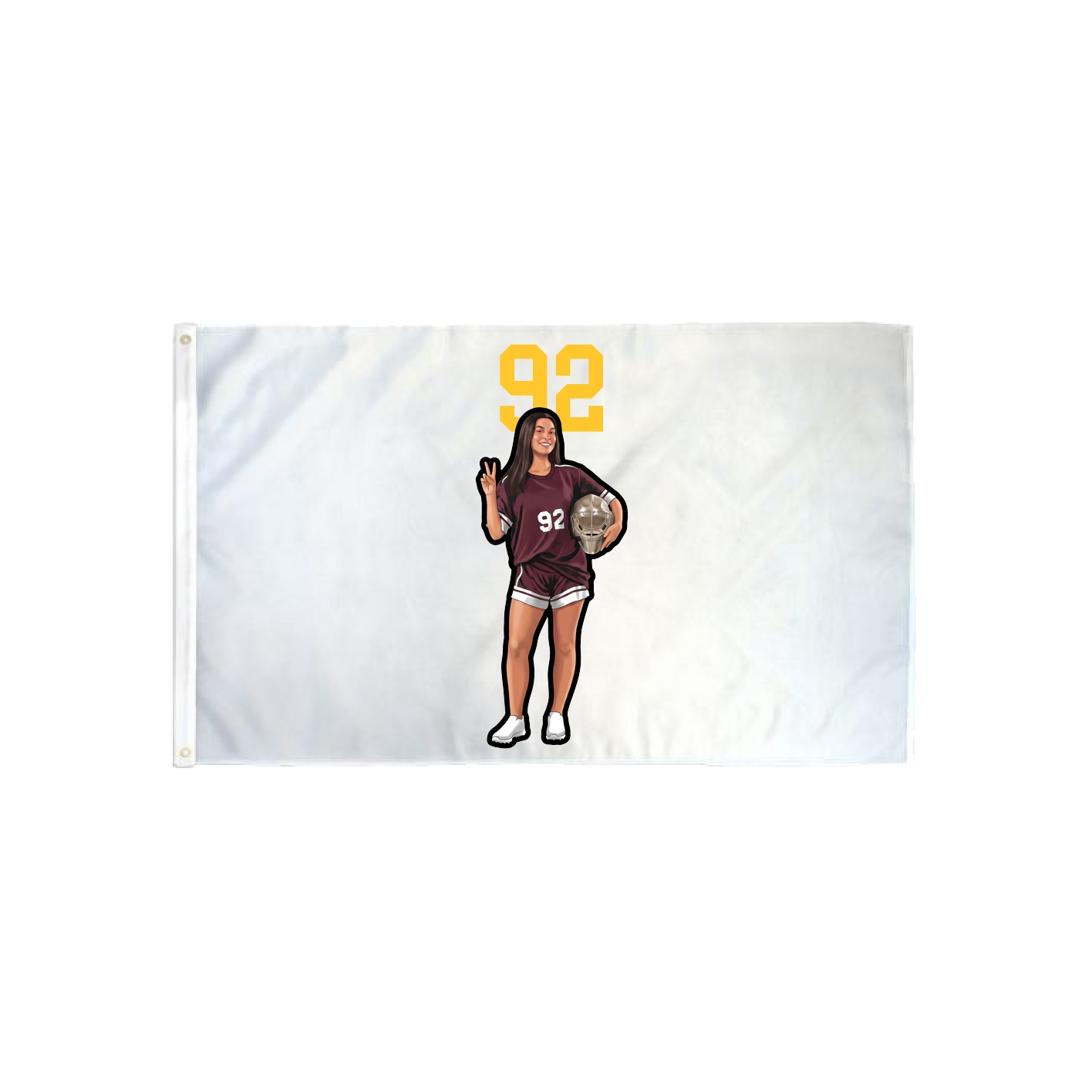 3x5 Flag — Number Top in Classic