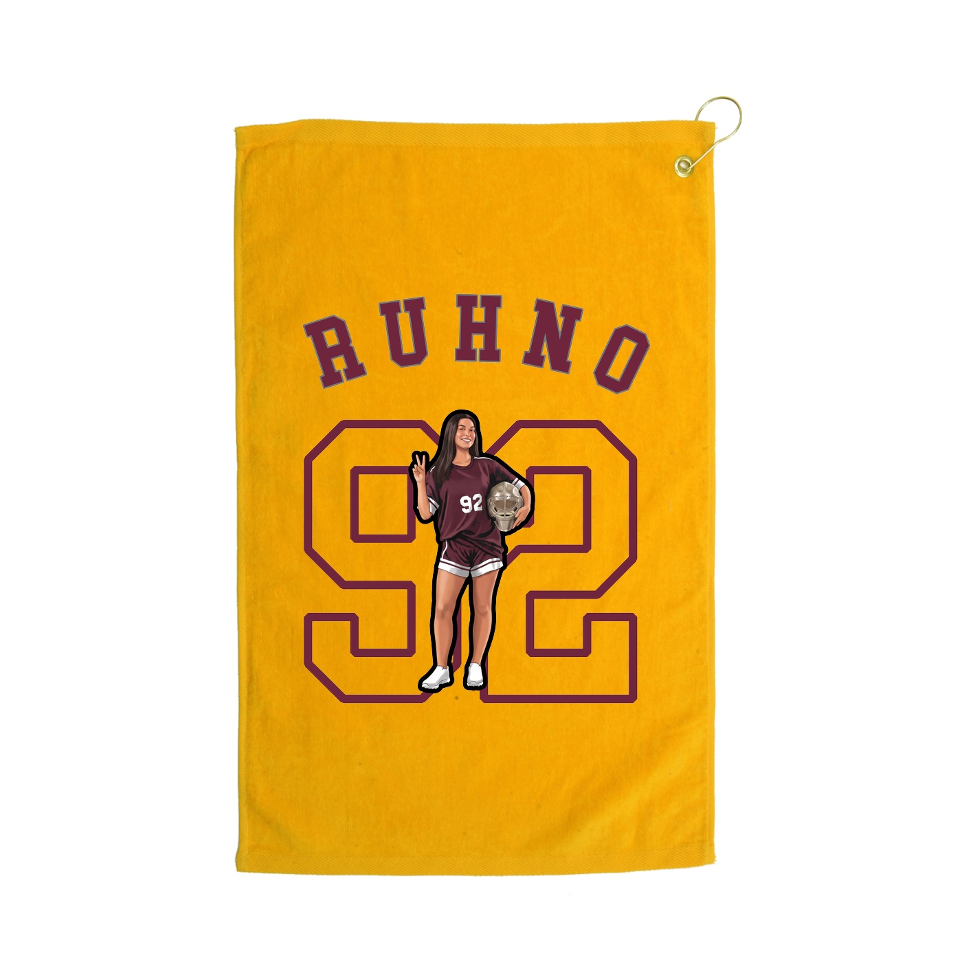Golf Towel — Shirsey Arch in Gold