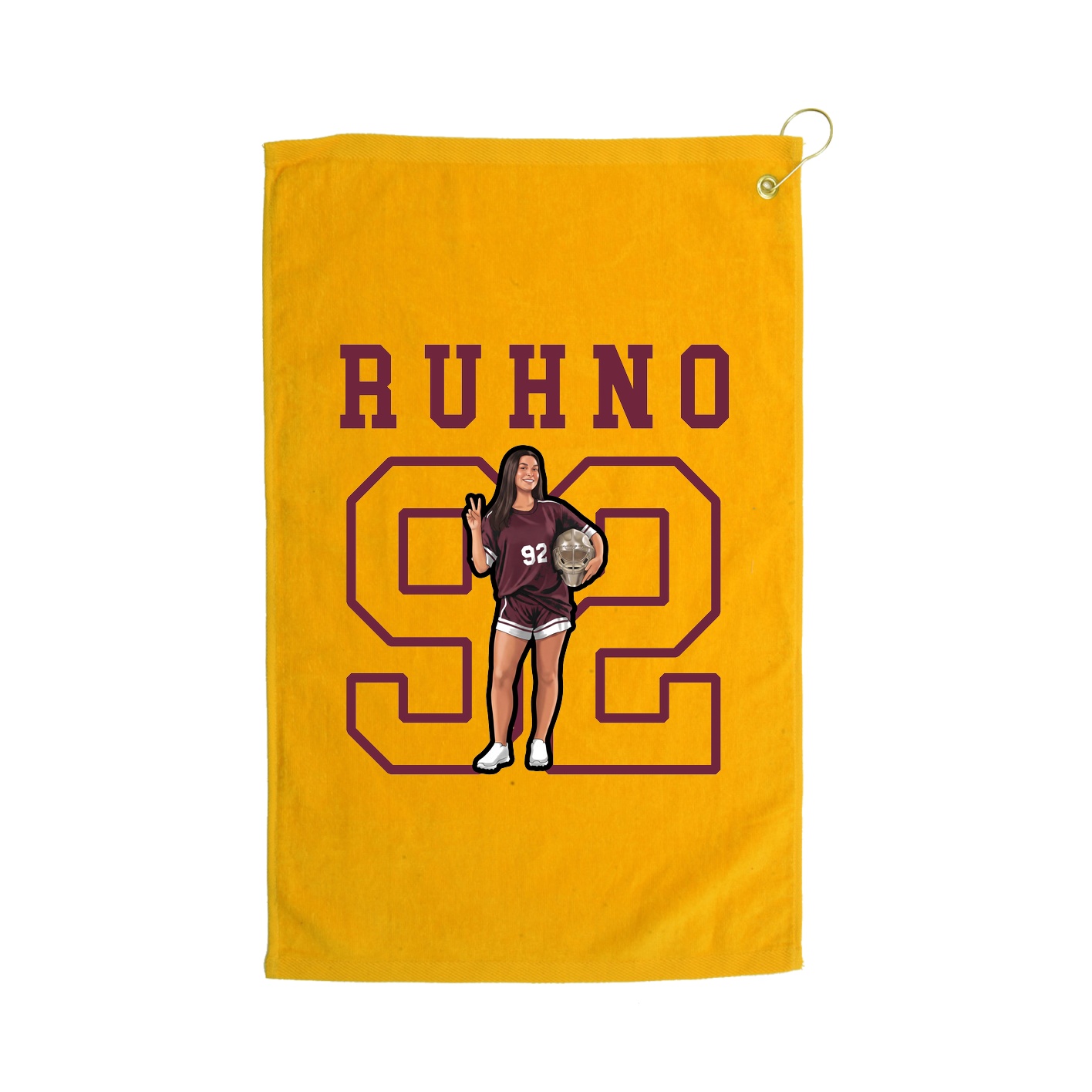 Golf Towel — Shirsey in Gold