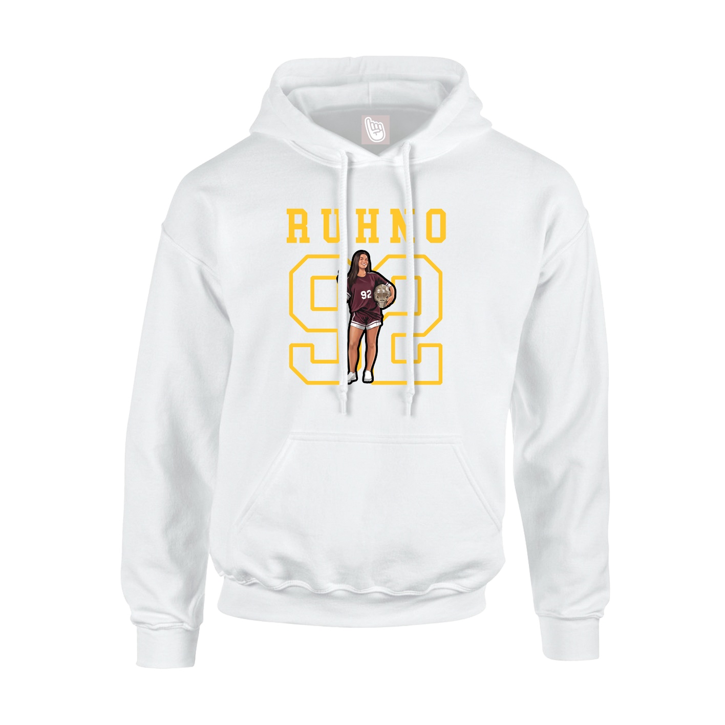 Youth Hoodie — Shirsey in White
