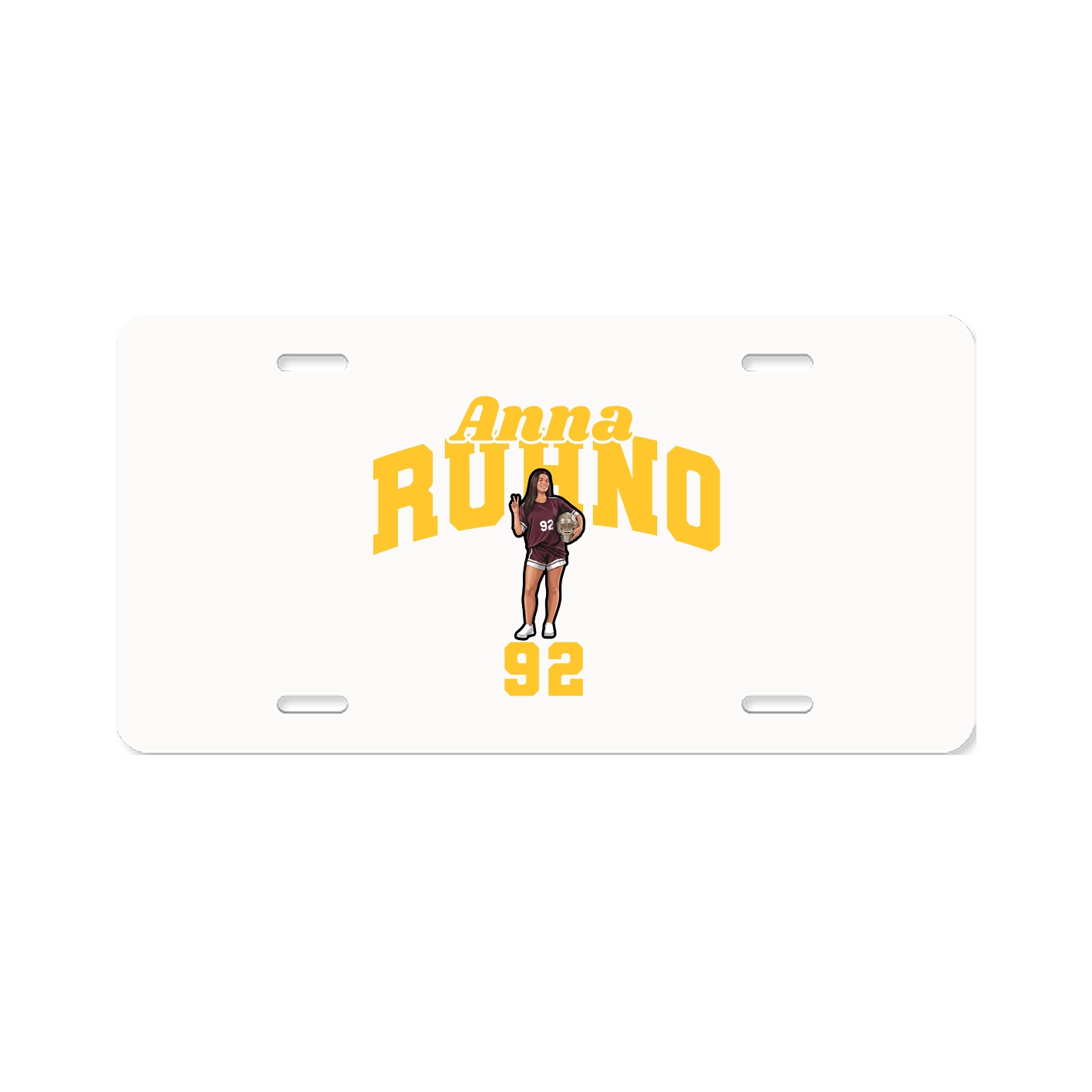 License Plate — Signature Arch in Classic