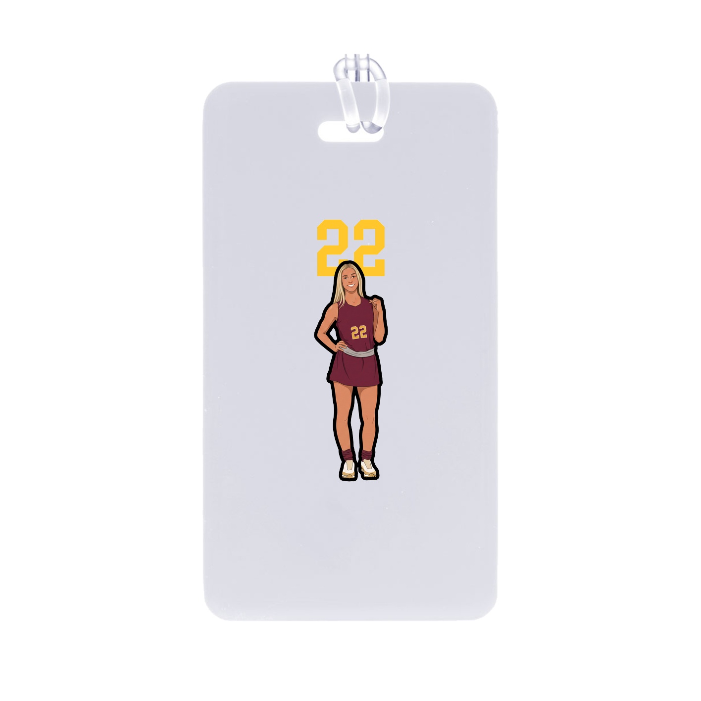 Bag Tag — Number Top in Classic