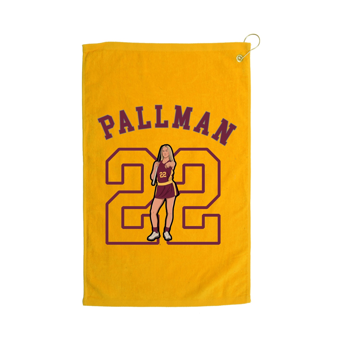Golf Towel — Shirsey Arch in Gold