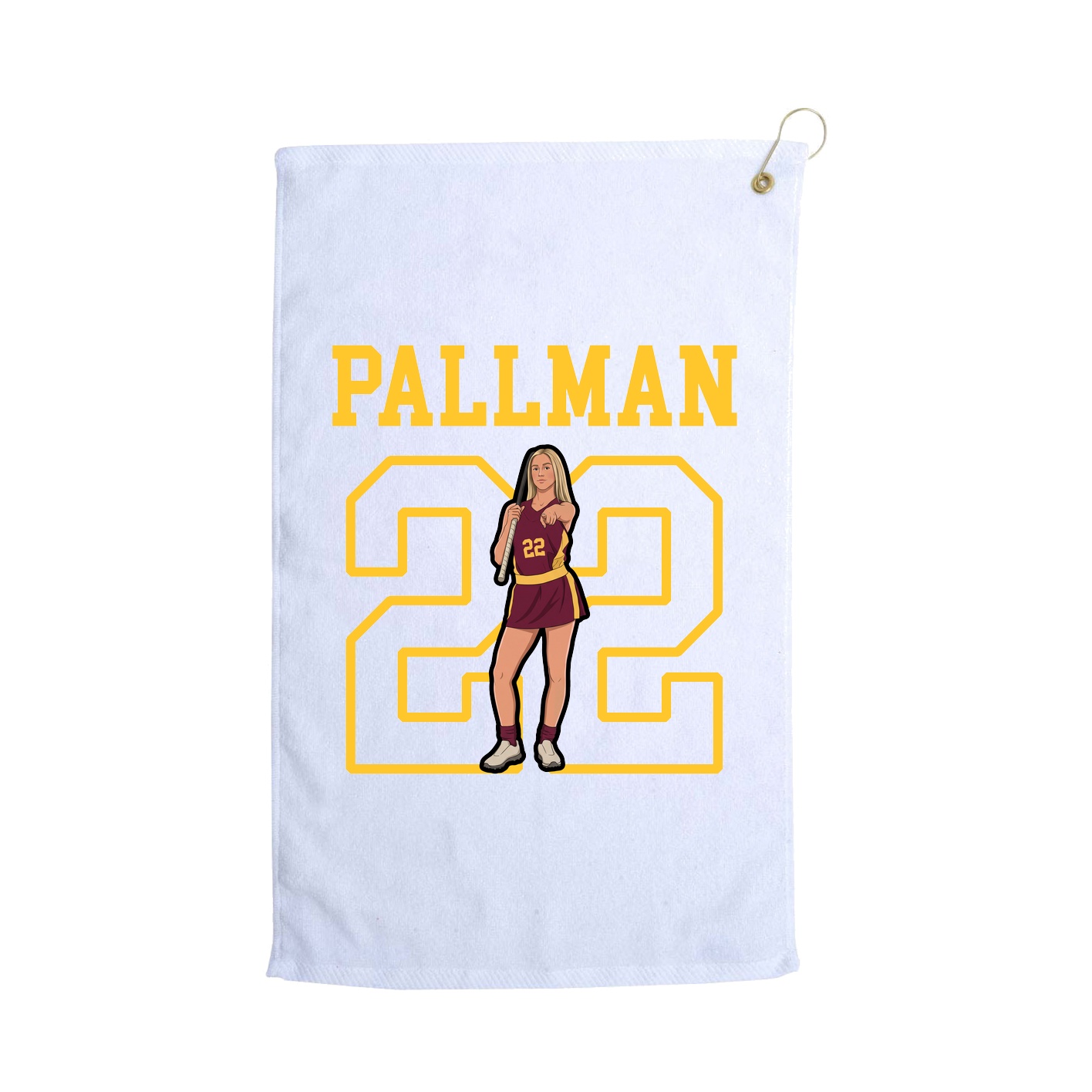 Golf Towel — Shirsey in White