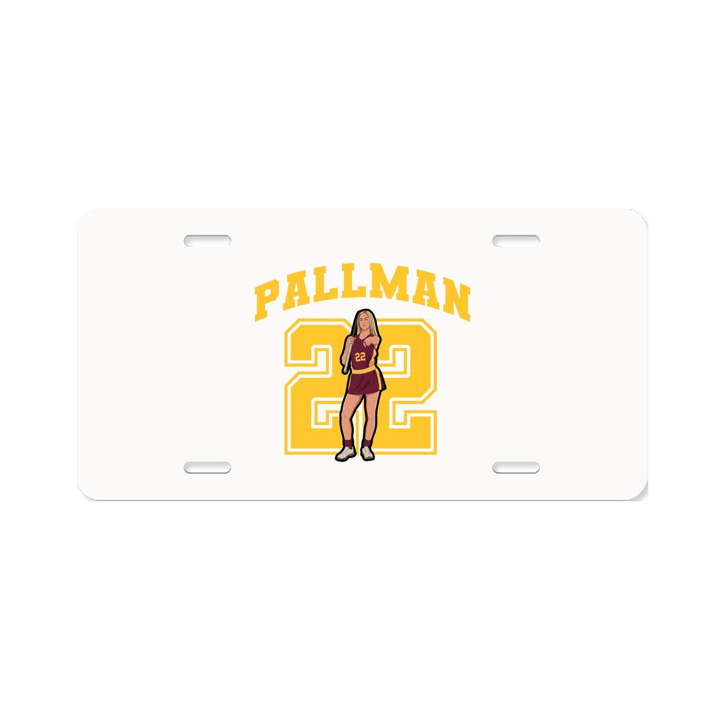 License Plate — Number in Classic