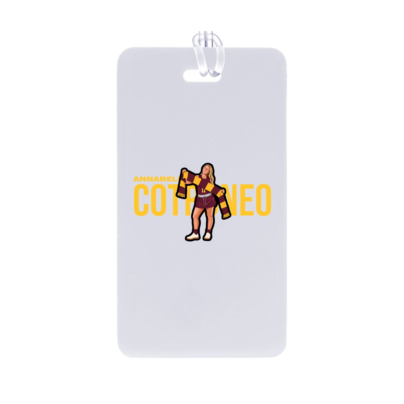 Bag Tag — Player Name in Classic