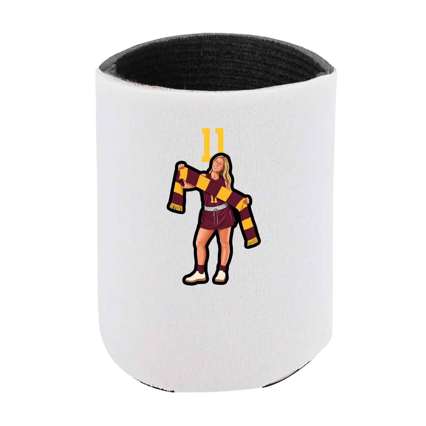 Can Holder — Number Top in White
