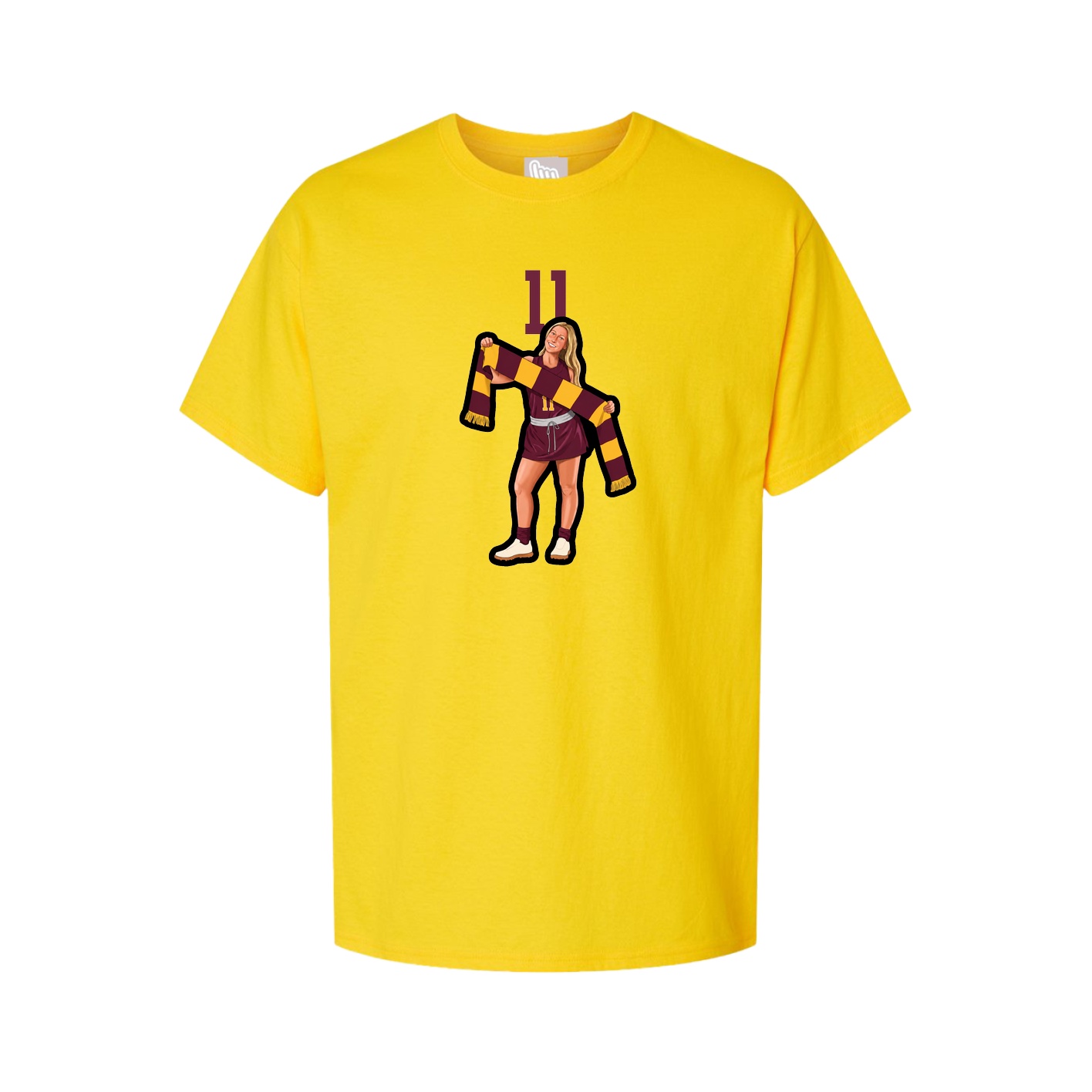 Tee — Number Top in Gold
