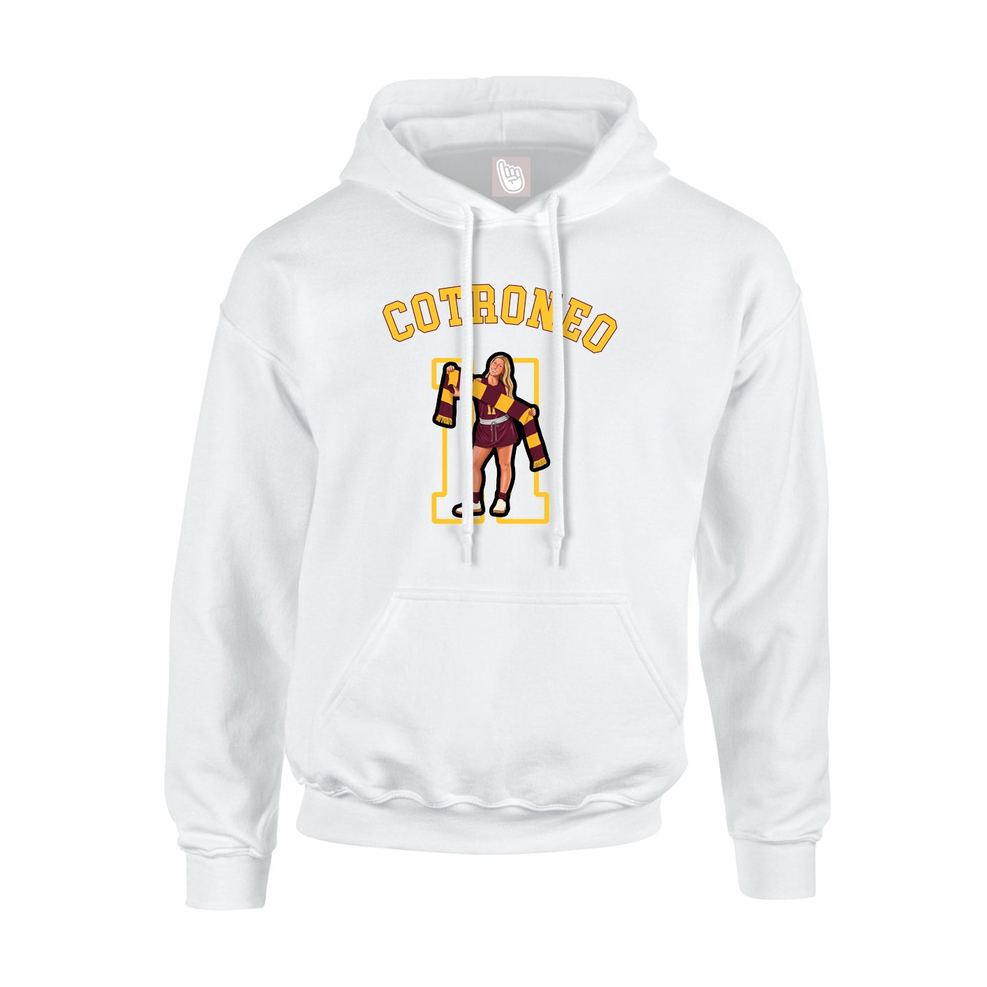 Hoodie — Shirsey Arch in White