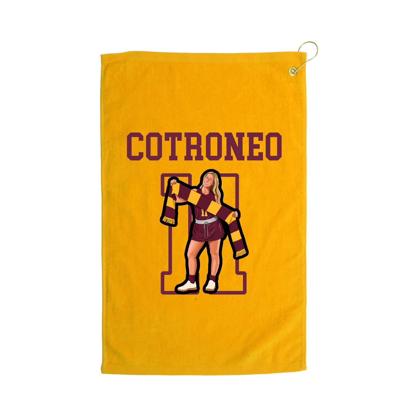 Golf Towel — Shirsey in Gold