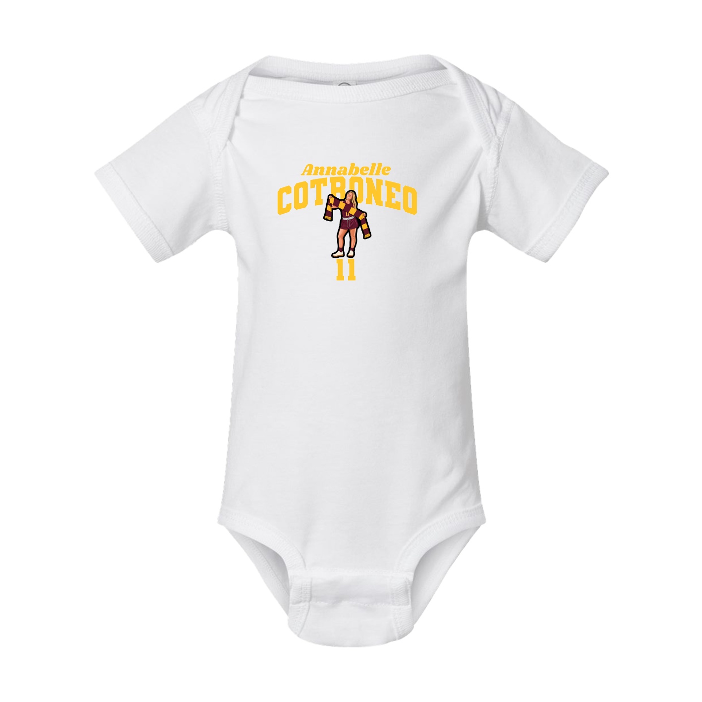 Baby Onesie — Signature Arch in White