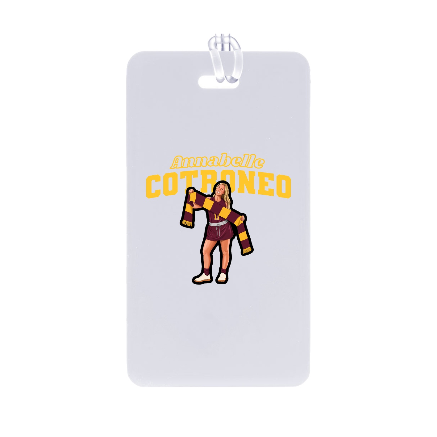 Bag Tag — Name Arch in Classic