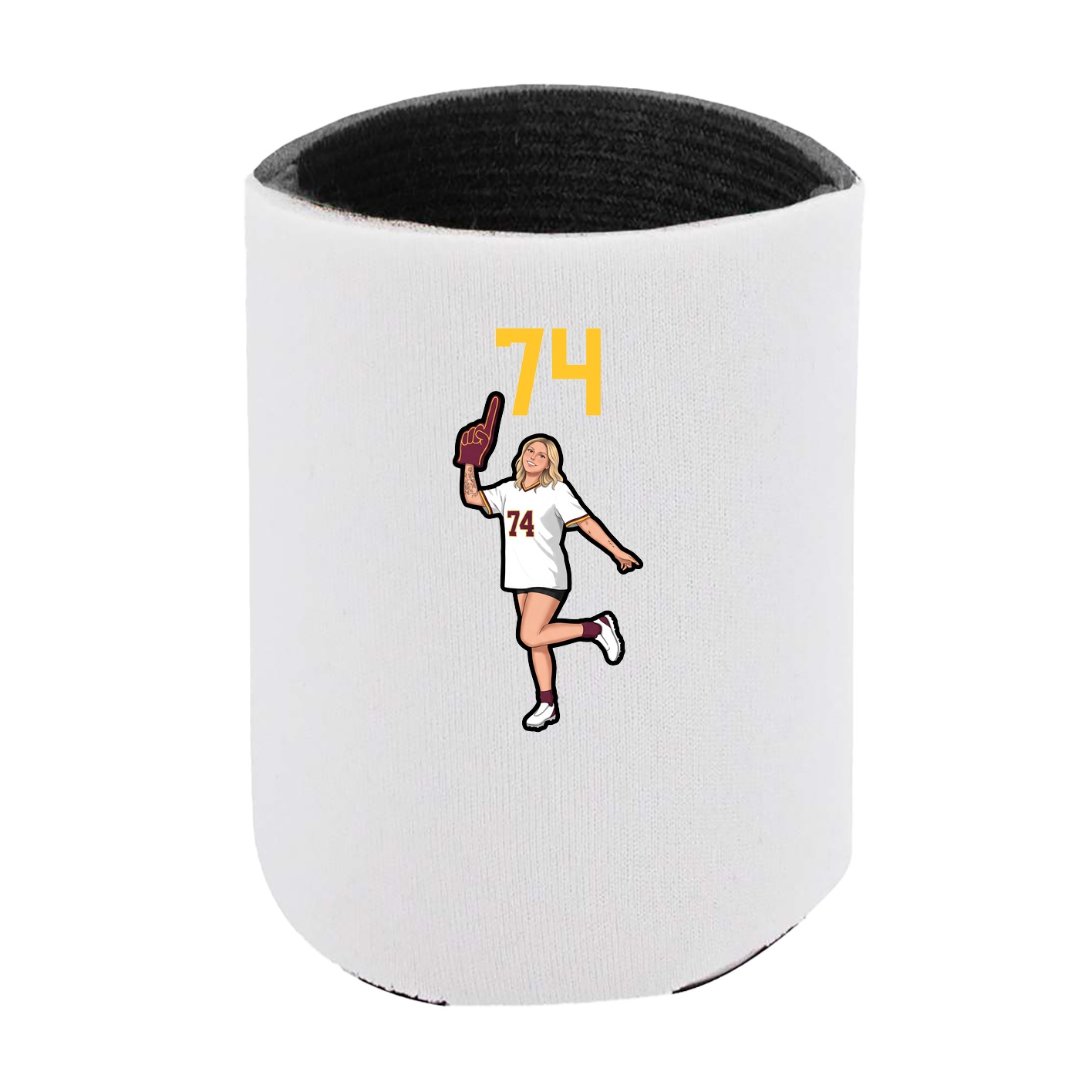Can Holder — Number Top in White
