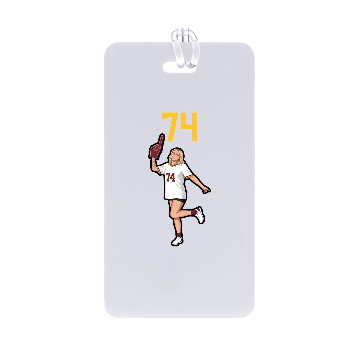Bag Tag — Number Top in Classic