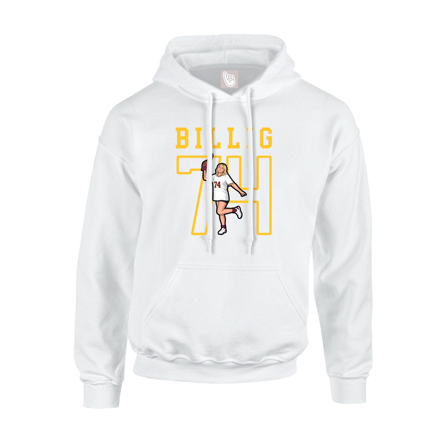 Youth Hoodie — Shirsey in White
