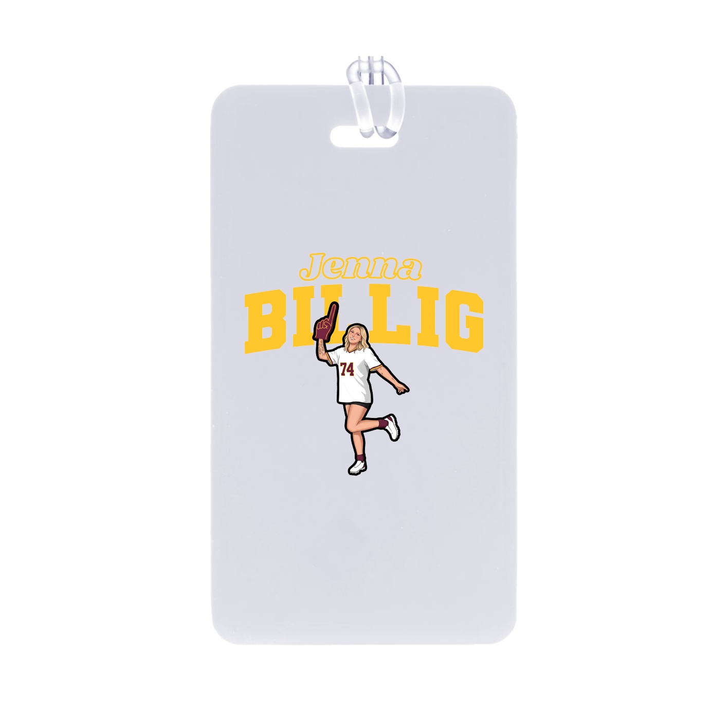 Bag Tag — Name Arch in Classic