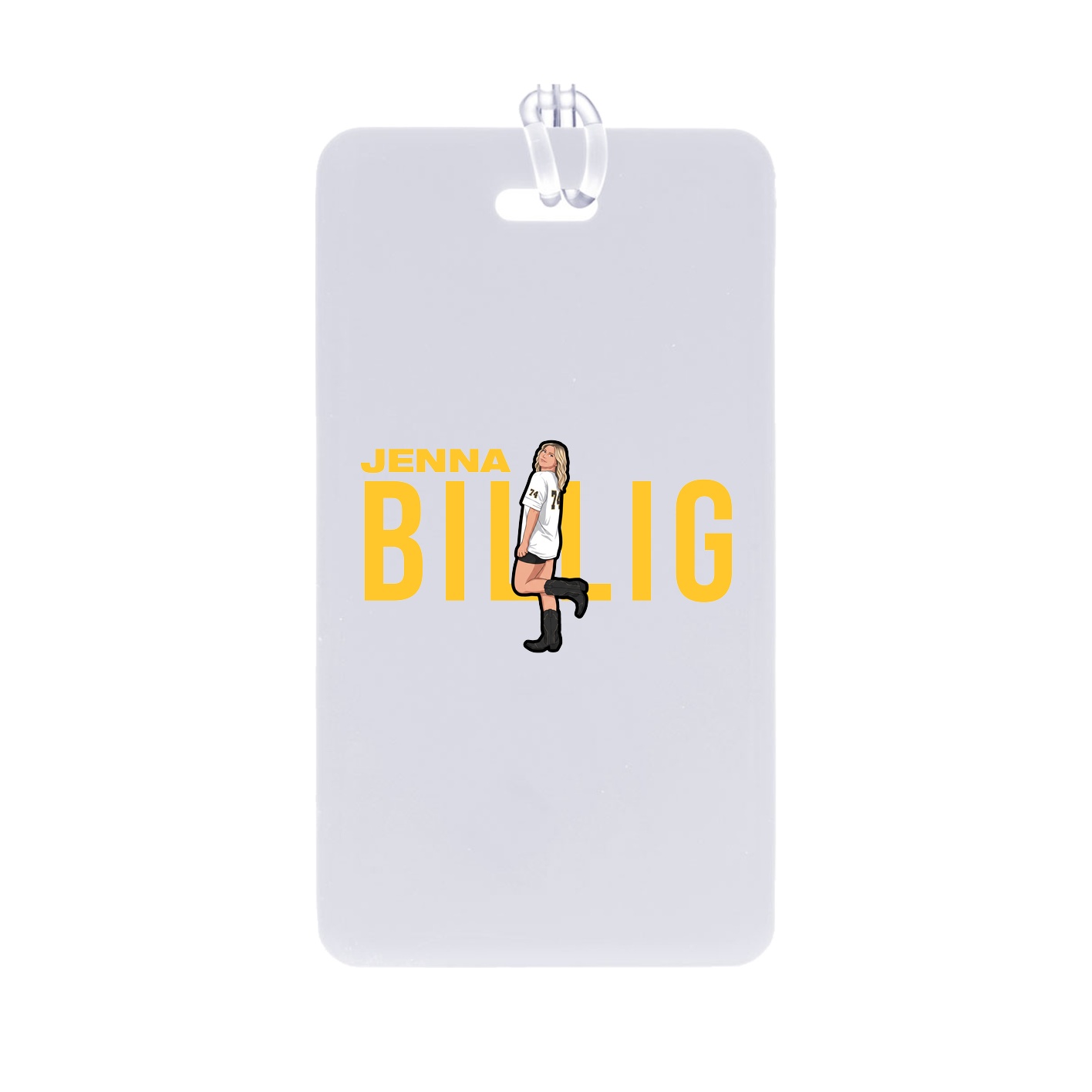 Bag Tag — Player Name in Classic