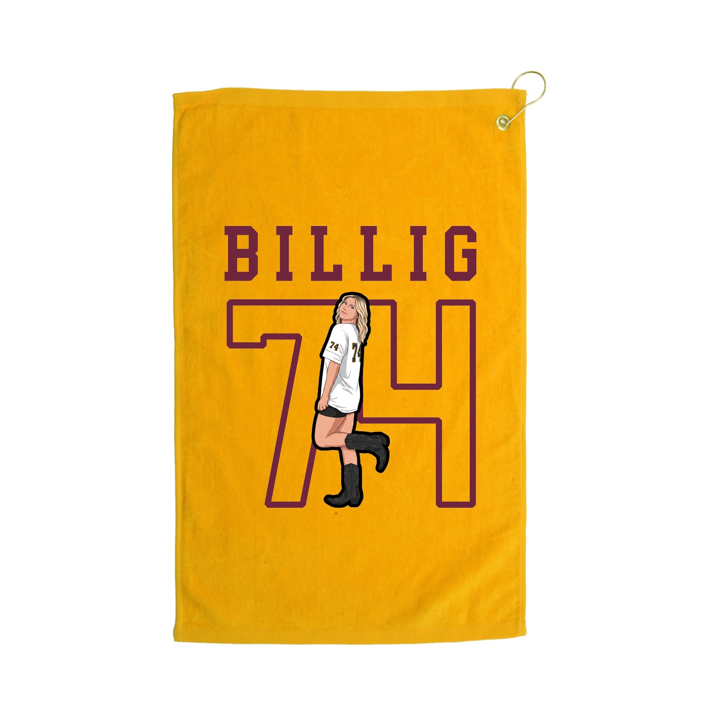 Golf Towel — Shirsey in Gold