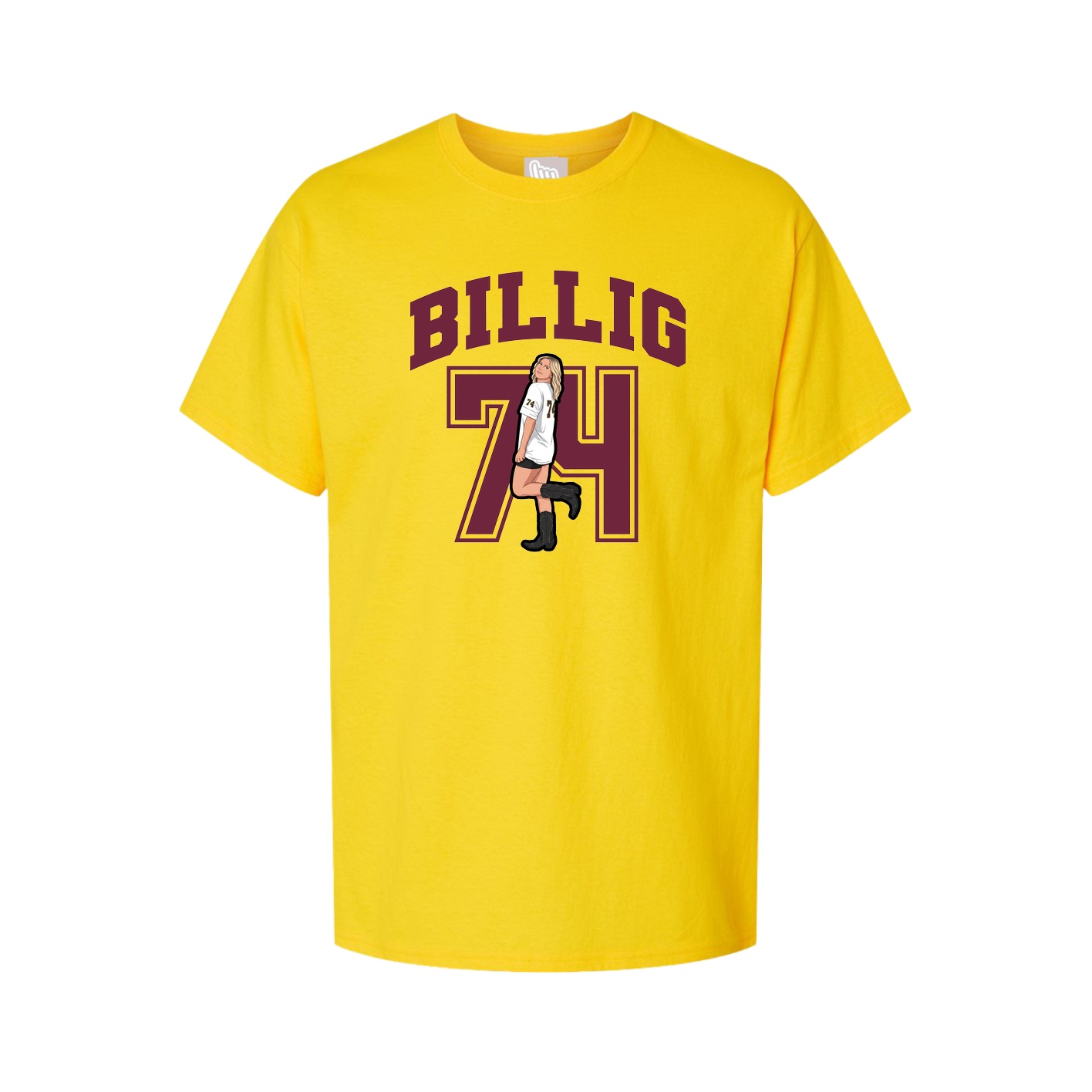 Tee — Number in Gold