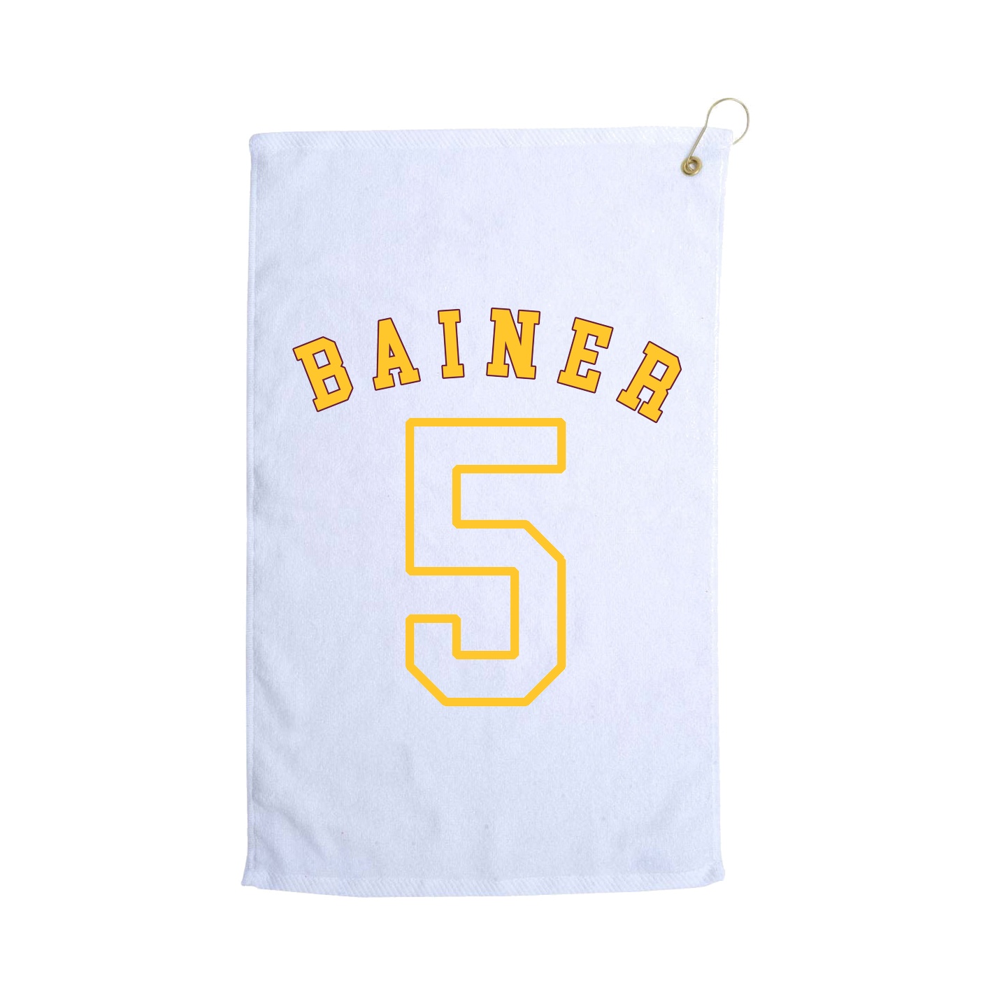 Golf Towel — Shirsey Arch in White