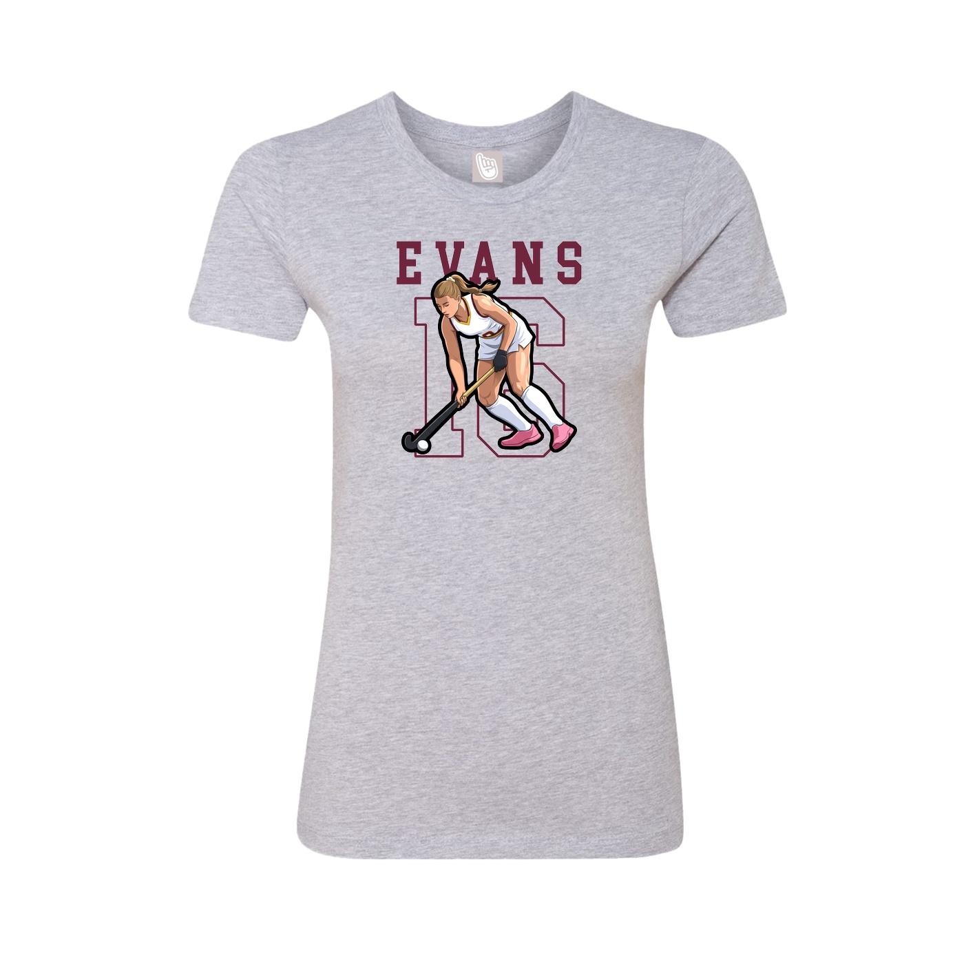 Fitted Women's Tee — Shirsey in Grey