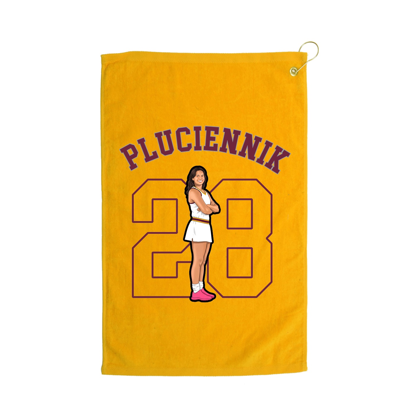 Golf Towel — Shirsey Arch in Gold