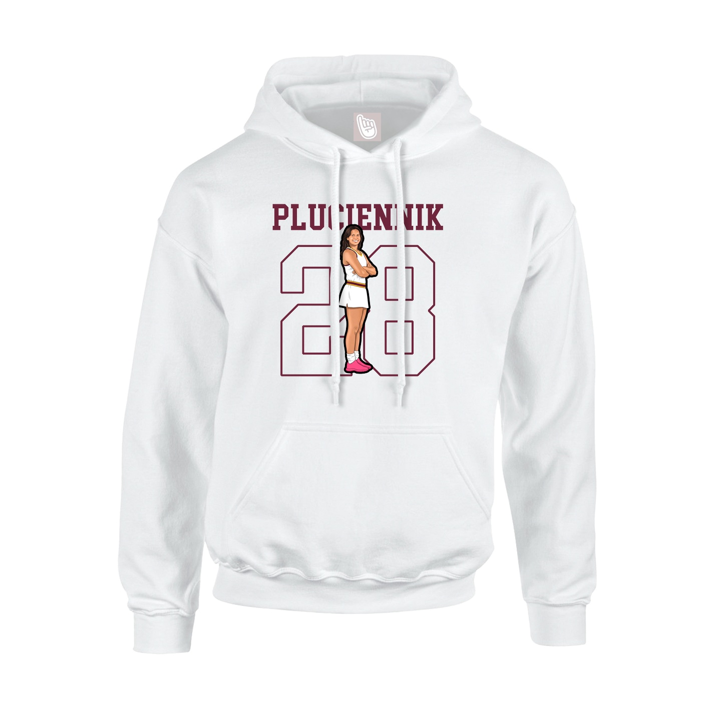 Youth Hoodie — Shirsey in White