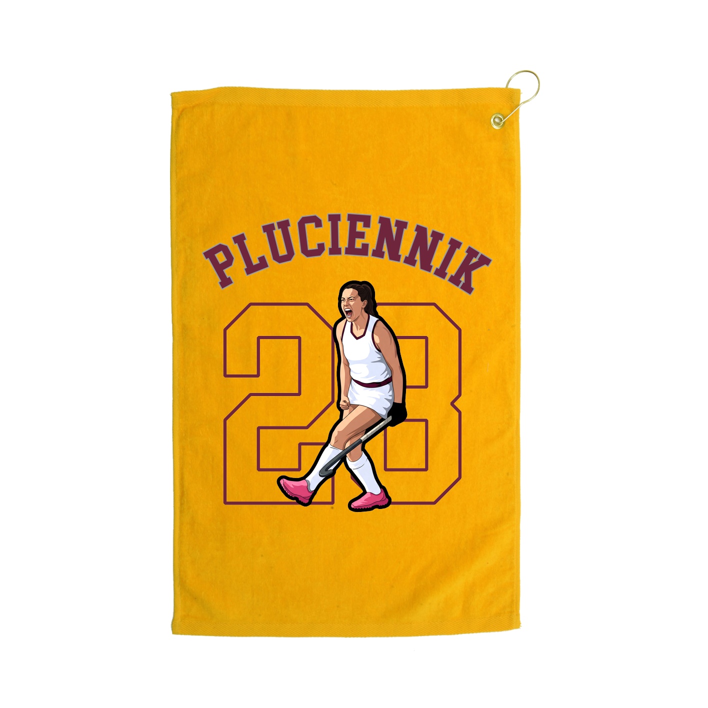 Golf Towel — Shirsey Arch in Gold