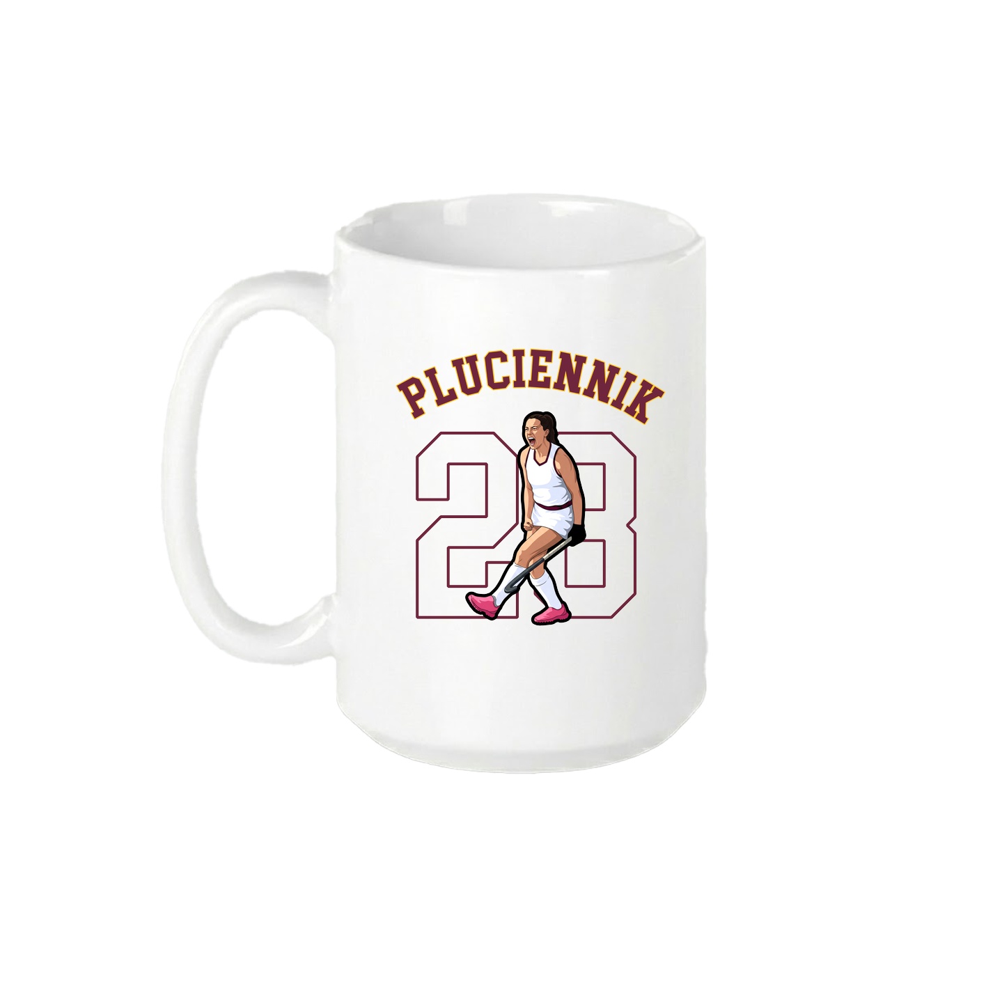 15oz Coffee Mug — Shirsey Arch in White