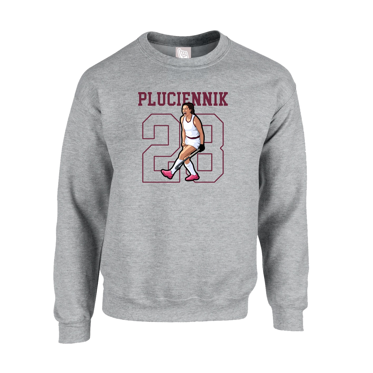 Fleece Crew — Shirsey in Grey